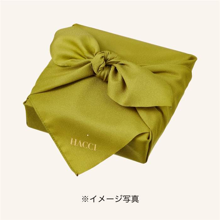 桐箱 HACCIセレクト テーブルハニー3本セット（栃みつ、ホワイトクローバー、フラワーブーケ）(風呂敷：うぐいす)